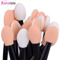 100Pcs/ Bag Small Portable Eyeshadow Applicators In Bulk Double Sponge Eye Shadow Brush Makeup Mini Tools Wholesale. 