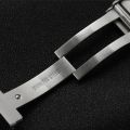 Watch Buckle 18mm 20mm 22mm Silver Folding Safety Milled Clasp Replacement Stainless Steel Deployant Watch Clasp. 