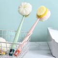 Double Sided Scrubbing Tool Bath Brush Long Handle Soft Fur Bath Brush Detachable Scrubbing Towel Strong Back Rubbing. 