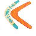 New Kangaroo Throwback V Shaped Boomerang Flying Disc Throw Catch Outdoor Game Kids Toys Parent-child Interactive Game Props. 