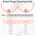 BornBL Breast Flange (2-Pack), Replacement Accessories for Wearable Breast Pump S9/S10/S12 Pro, Food-grade Silicone Shield Funel.