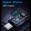 USB C Adapter 140W with LED Display 40Gbps USB C Extension Adapter Type C Power Meter Tester USB C Extender USB4 Thunderbolt. 