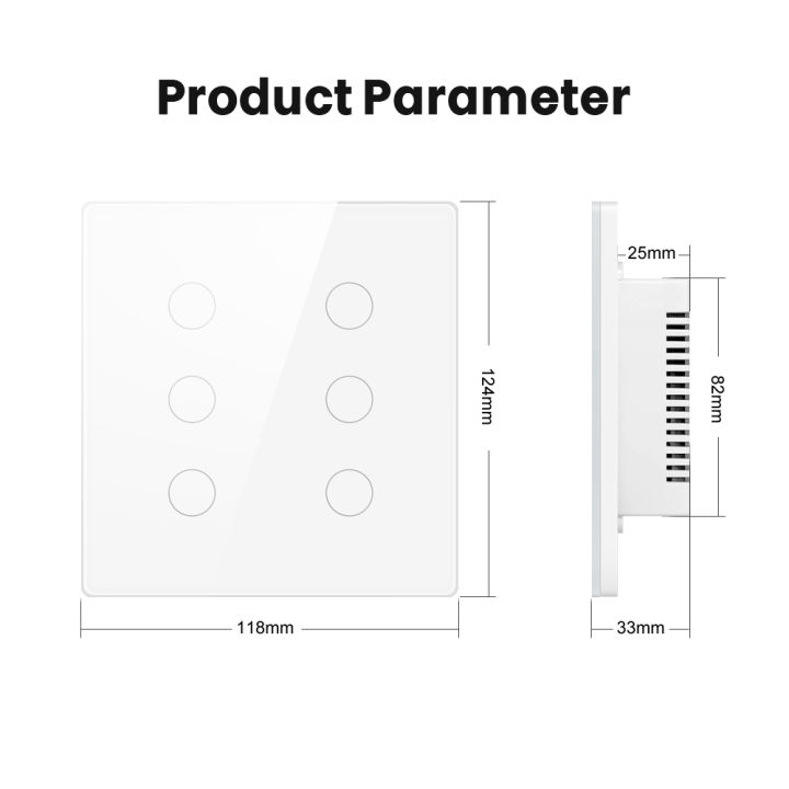 AVATTO%20Brazil%20WiFi%20Smart%20Light%20Wall%20Switch,Tuya%20Touch-Sensor%20Smart%20Interruptor%204/6%20Gang%20Switch,Work%20for%20Alexa%20Google%20Home%20-%20Image%206