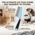 Hair Flea Lice Removal Brush StainlessSteel Comb Deworming Opening Knots Dog Cat Grooming Comb. 