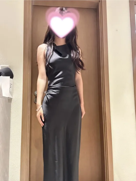 ETJ%20Elegant%20Wrinkled%20Silk%20Satin%20Party%20Dress%20For%20Women%20Slim%20Sleeveless%20Fashion%20Evening%20Dress%202025%20Summer%20Collection%20-%20Image%206