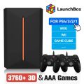 3760+ 3D/AAA Games for PS4/PS3/PS2/Switch/WII/WIIU/N64/DC Etc Portable 500GB Launchbox External Gaming Hard Drive for Windows PC. 