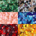 200pcs/Lot Mixed Color 4mm Bicone Beads for Jewelry Making Faceted Glass Beads Shiny Crystal Beads Loose Beads DIY Bracelet. 