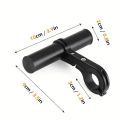 Bicycle Handlebar Extension Bracket Alloy Double Frame Extension Bracket Cycling Extension Bracket Bike Clamp Frame Light Clamp.