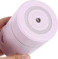 Chigo Portable USB Mini Air Humidifier - 220ml Capacity - Purify and Decorate Your Office or Home - Includes LED Night Light - Ideal for Relaxation and Personal Well-being(purple). 
