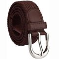 Ladies Braided Elastic Woven Leather Stretchable Belt for Girls Women. Imported Quality.. 