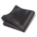High Quality Brand Handkerchief Suit Accessories Blue Grey Stripe For Men Fit Business Formal Party Holiday.