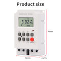Automatic Electronic Timer Switch Relay 220V 25A Weekly 7 Days Minutes Second 168 Hours Time Control Programmable Timer. 