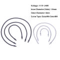 10/20/30/40cm High Quality LED Gooseneck M4 Black Silver Microphone Positioning Hose Two External Teeth M4 Flexible Snake Tube. 