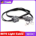 PF 8870 LED Light Cable Switch Kit - MOC Power Functions Lighting Mod Compatible 8869 for Legoeds Cars/Trains. 