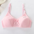 ((9-16Y))Soft Baby Bra Kids Training Bra Girls Sport Bra Double-layer Teenage Underwear.