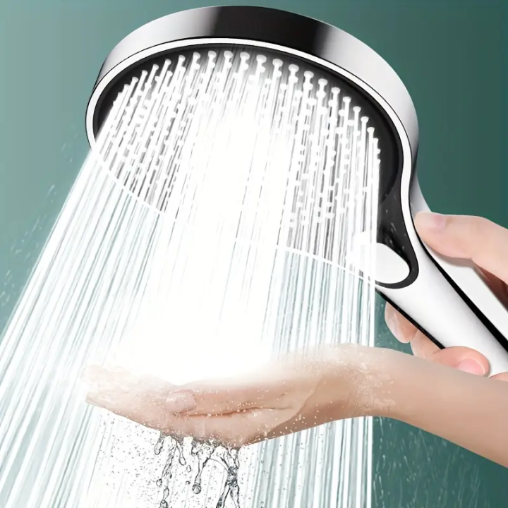 Three-speed High-pressure Shower Head With Large Panel Super Powerful ...
