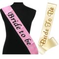 Bride to Be Sash in All Colors for Bridal Shower Best Quality. 