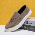 Fashion Lightweight Men Casual Shoes Lazy Shoes Male Breathable Slip-on Suede Mens Driving Shoes Comfortable Loafers Moccasins. 