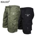 New Men's Cargo Shorts Fashion Casual Running Shorts Big Pocket Sports Slacks Cargo Panels Trousers Plus Size for Male.