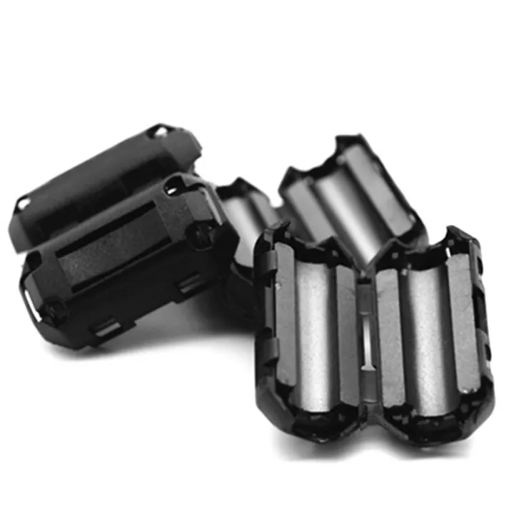 Usb Cable Choke 【Nice】1Set Clip-on Ferrite Ring Core Bead Choke RFI EMI Filter Noise ...