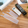 1pcSilicone Cover Sets,TV Air Conditioner Transparent Remote Control Cover Rabbit Ear Remote Control Dustproof Protective Cover.