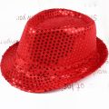 Jazz Hat Glitter Sequins Cowboy Caps Role Play Prop Performance Costume Women Men Shiny Beading Hats Dance Show Party Hip Hop. 