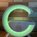 G SHAPE Led Wireless Charging Speaker 7 IN 1 RGB Colours Light LAMP wireless charging. 
