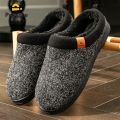 Warm slippers men TPR Sole Memory Foam Patchwork Cushion Soft Comfortable Non Slip Living Room Shoes High Quality.