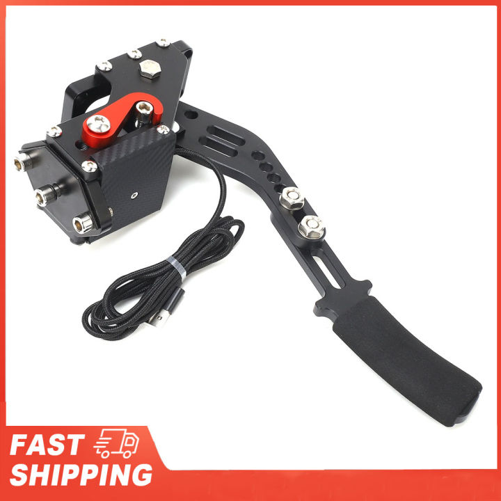 14Bit PC USB Handbrake for Racing Games G27 G25 G29 T500 T300 Fanatecosw Lfs Dirt  Handbrake for G27 Racing Games Handbrake