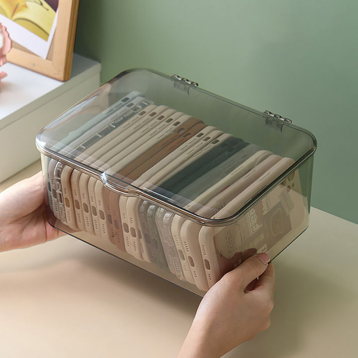 Acrylic%20Sundries%20Storage%20Basket%20Phone%20Case%20Holder%20Ins%20Transparent%20Phone%20Case%20Organizer%20Storage%20Box%20with%20Cover%20Home%20Desktop%20-%20Image%207