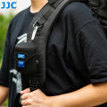 JJC Neoprene Mirrorless Lens Pouch Bag Compact Camera Lens Pouch Case Fold-Over Lens Bag for Fuji Olympus.