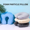 1pc Travel Pillow Neck Pillow Airplane Pillow Traveling Car Home Office Travel Neck Flight Pillow Snap Strap Soft Cover.