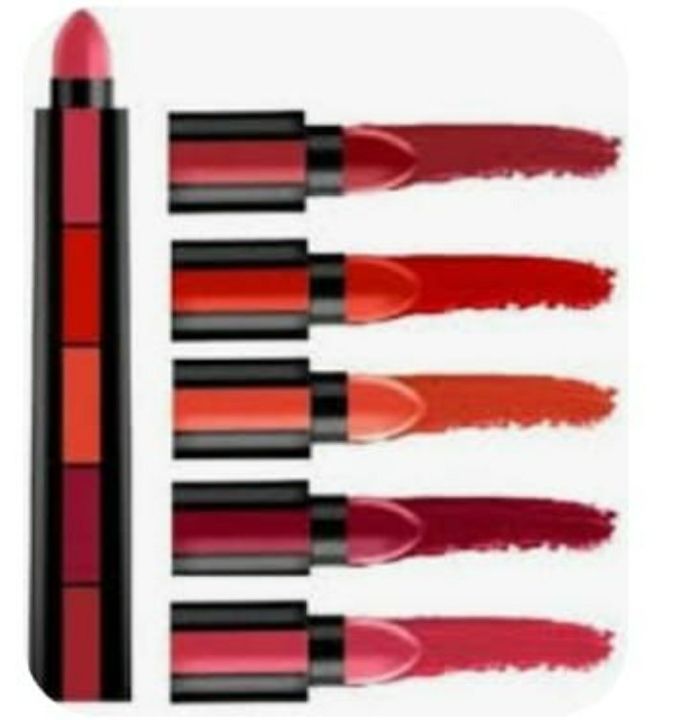 Lipstick matte 5 in 1 ka pack