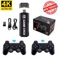 Game Stick X2 and X2 Plus 64GB 37,000 and 33,000 Plus Games 4K Game Stick 3D HD Retro Video Game Console 2 Wireless Controller 30 plus Emulator For PS1/N64/DC MORE. 
