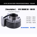 Scooter ATV 139QMB 139QMA Engine GY6 50cc 60cc 80cc 100cc Cylinder 47mm 50mm Cylinder Piston Rings Assy 4 Stroke Scooter Moped. 
