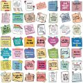 50Pcs Inspirational Words Stickers Pack,Motivational Quote Stickers for Teens and Adults,Vinyl Decals for Water Bottles. 
