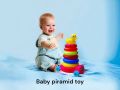 6 Ring Piramid ring Toys  - Multi Color toy  for baby. 