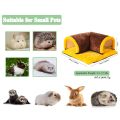 Warm Guinea Pig Hideout Tunnel Bed, Soft Removable Guinea Pig Tunnels And Tubes for Cage, Guinea Pig Hides Fleece For Rat, Sturd. 