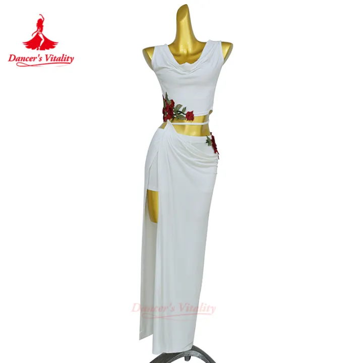 New%20Belly%20Dance%20Costume%20Set%20for%20Women's%20High%20end%20%20Rose%20Embroidery%20Practice%20Set%20Adult%20Oriental%20Dancing%20Clothing%20-%20Image%204