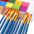 20 Color Sfx Children's Adult Painting Set Halloween Party Makeup Fancy Dress Beauty Palette Face Body Painting Oil and Brush. 