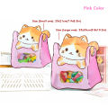 20Pcs 50Pcs Plastic Portable Cartoon Schoolbags Sweets Snack Sealing Pockets Children's Birthday Wedding Party Creative  Bag. 