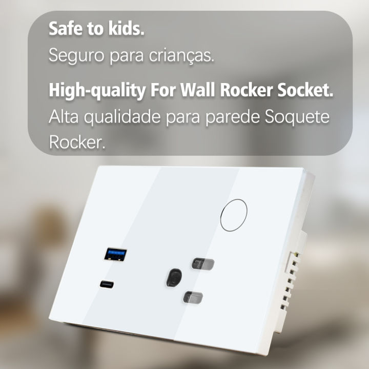 LiwoKit%20AU%20Tuya%20Wifi%20Wall%20Socket%20Smart%20WIFI%20Plug%20USB%20TYPE-C%20PD%2030W%20Argentina%20Outlet%20Power%20Touch%20Remote%20by%20Alexa%20%20Home%20-%20Image%203