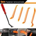 Universal Plastic Trim Removal Tool Kit – 5 Piece Non-Scratch Pry Tools for Car Interior Panel, Door Clips & Dash Disassembly. 