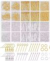 Premium Jewelry Making Findings Combo Kit | Earring Hooks, Head Pins, Eye Pins, and Jump Rings (Total 100g).