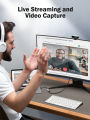 Lemorele 1080P Video Capture Card HDMI to USB A/USB-C Video Grabber for Computer Camera Game Live Stream Meeting Recording.