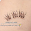 384 Pcs Soft Lightweight Fish Tail Single Cluster Eyelashes, 10-12mm Perfect for Daily Makeup & Eyelash Extension. 