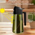 470ML/16oz Light-Blocking Dark Oil Sprayer for Cooking 2 in 1 Olive Oil Dispenser Bottle for Kitchen Dark Green Glass Oil Bottle. 