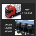 1:50 Trucks Models Cars Toys with Light Music Miniature Container Truck Tires Vehicles Kids Children's Day .