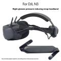 For N3 Flight Goggles Head Strap Comfortable Adjustable PU Cushion Pressure Relief Headband For DJL N3 Replacement Strap.