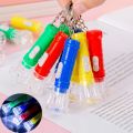 Pack of 12 Bright Mini LED Keychain Flashlight
Small Pocket Torch White
Lighting Random Color. 